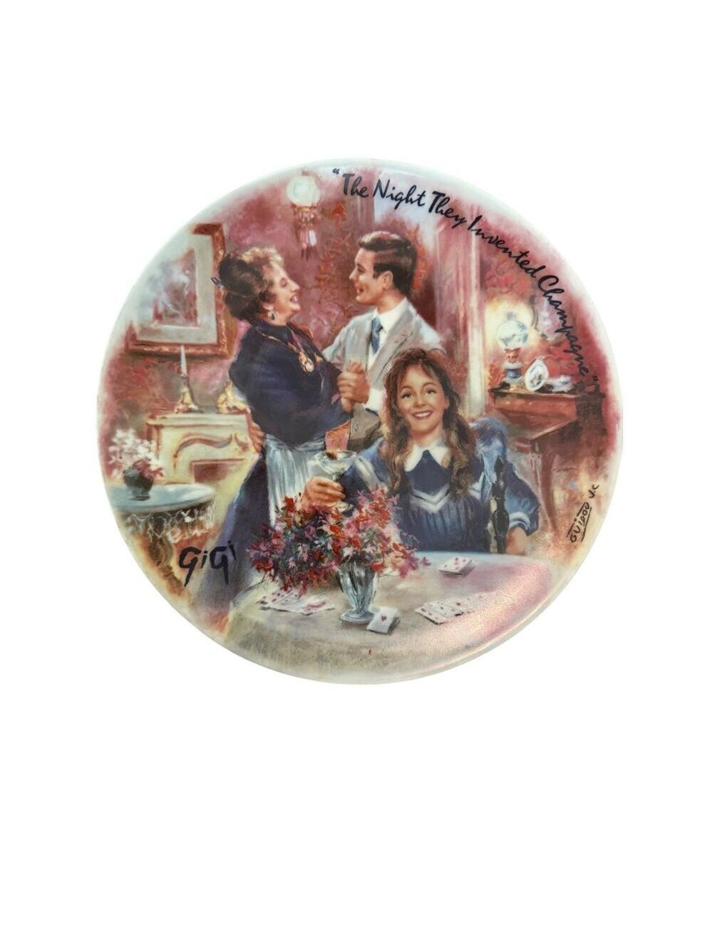 Limoges France “Patinage au Trocadéro” Plate by Peltriaux – Limited Edition
